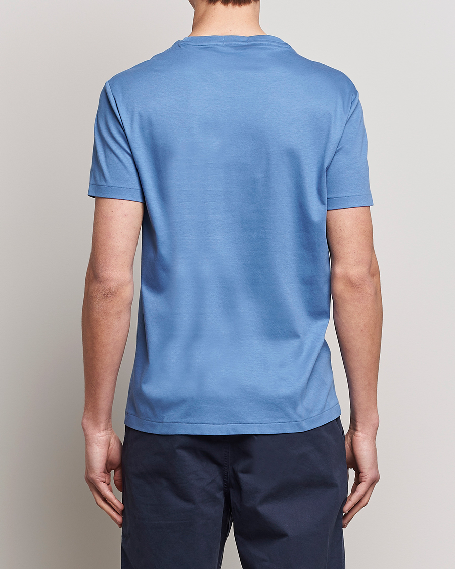Herr | T-Shirts | Polo Ralph Lauren | Luxury Pima Cotton Crew Neck T-Shirt French Blue