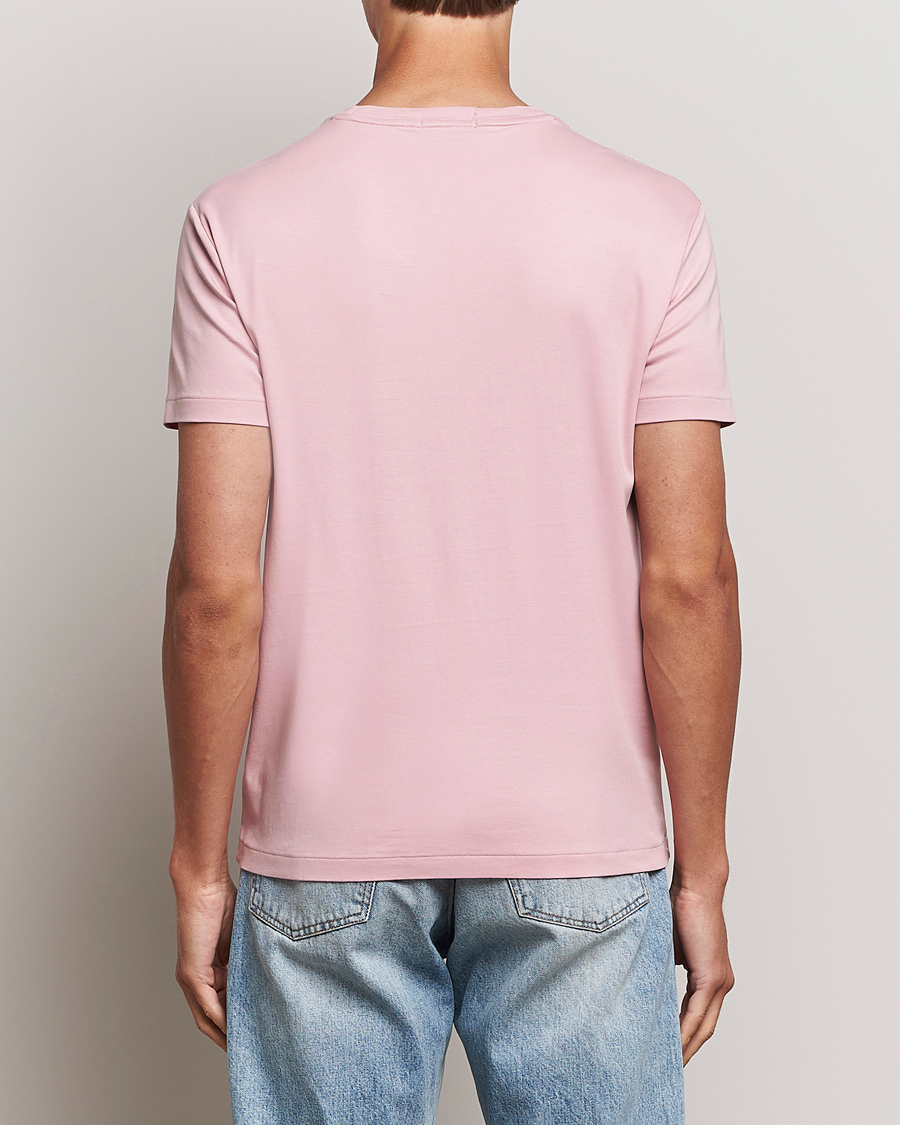Herr | T-Shirts | Polo Ralph Lauren | Luxury Pima Cotton Crew Neck T-Shirt Chino Pink
