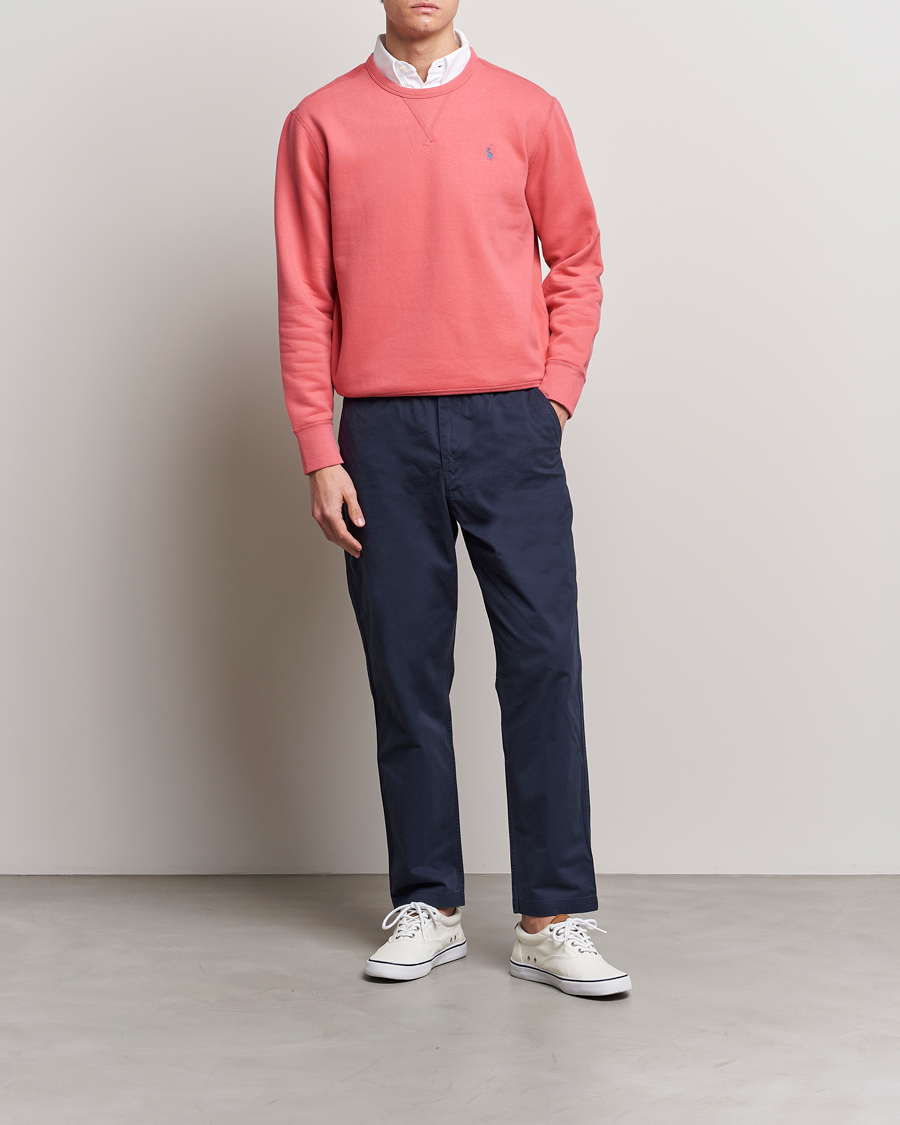 Herr | Tröjor | Polo Ralph Lauren | Crew Neck Sweatshirt Red Sky