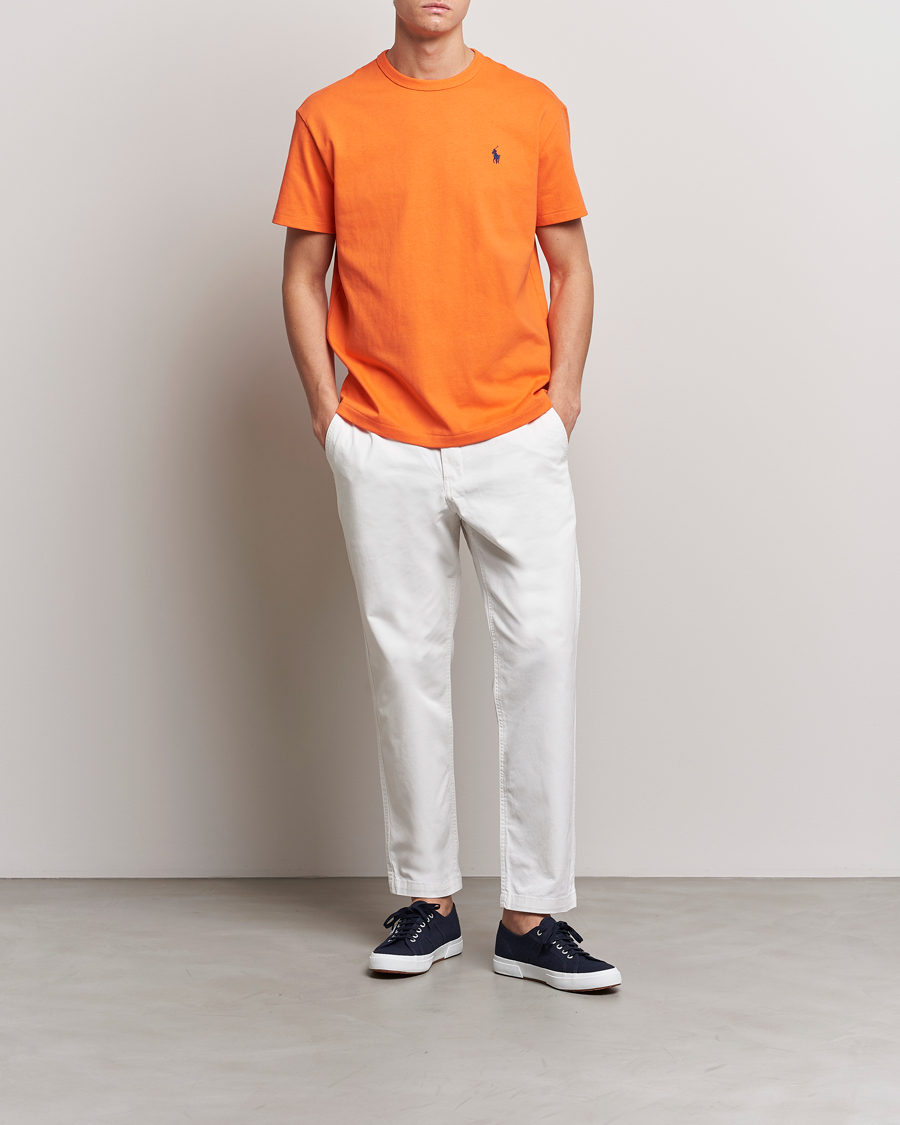 Herr | T-Shirts | Polo Ralph Lauren | Heavyweight Crew Neck T-Shirt Orange