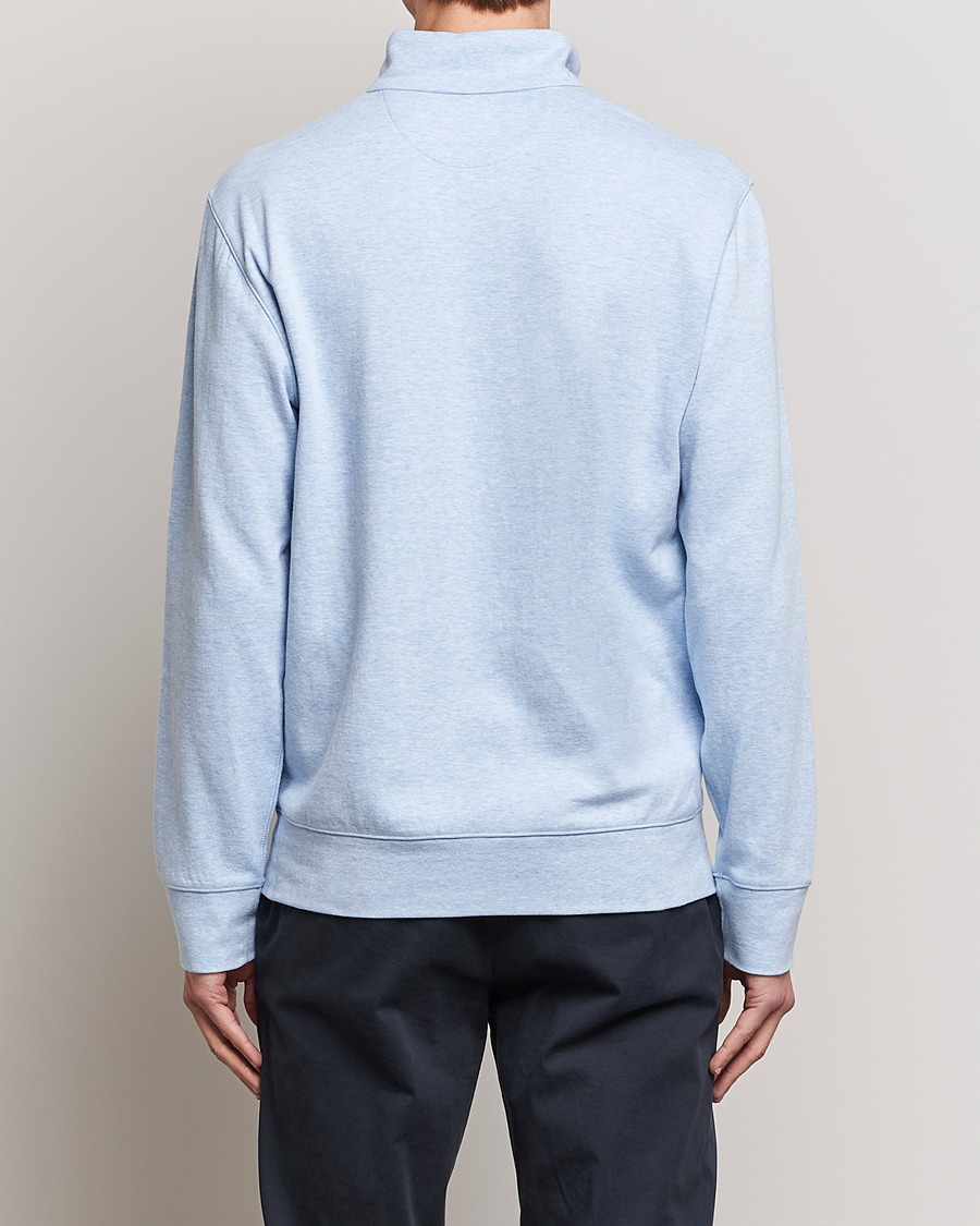 Herr | Tröjor | Polo Ralph Lauren | Tech Double Knit Half Zip Office Blue Heather
