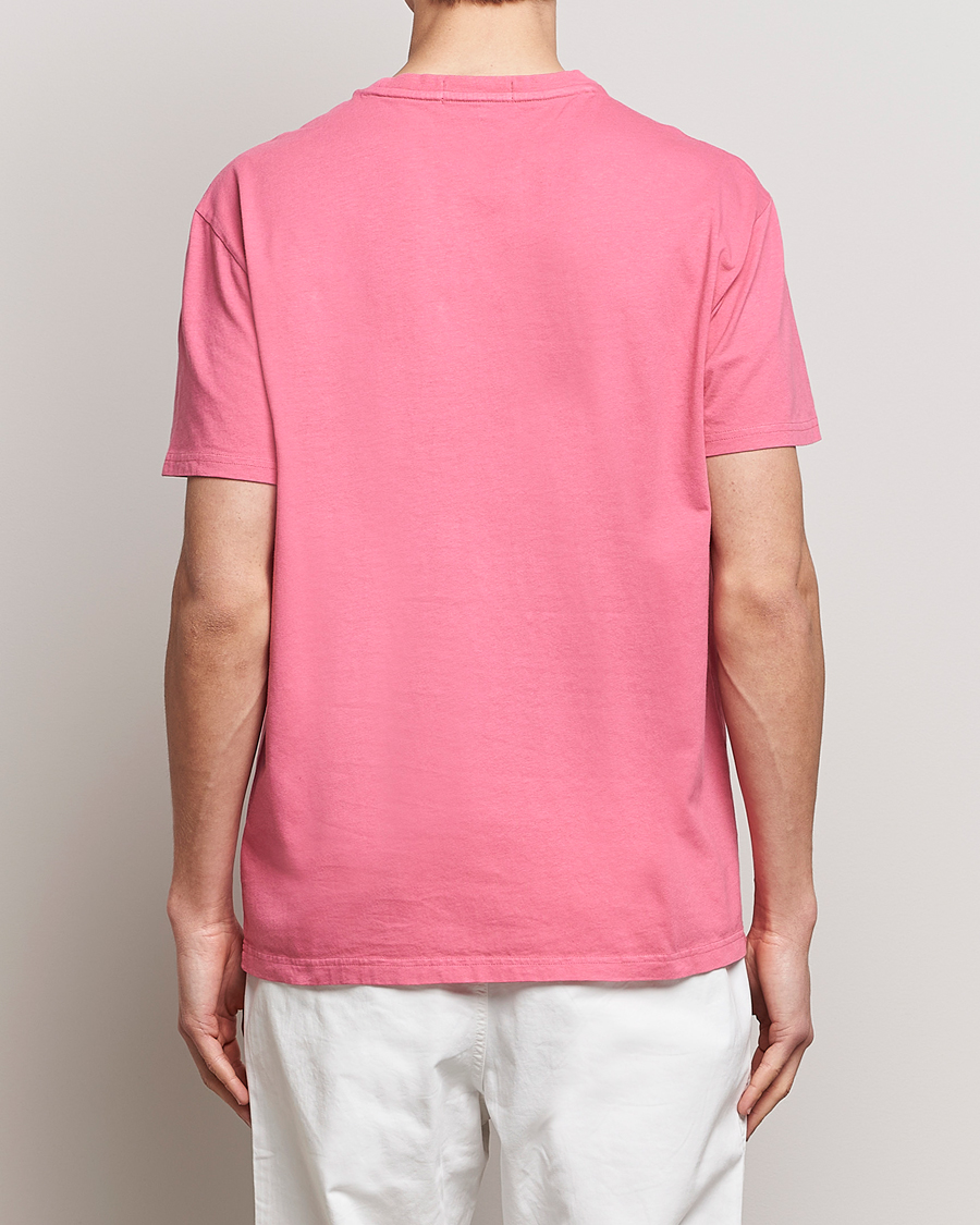 Herr | T-Shirts | Polo Ralph Lauren | Cotton/Linen Crew Neck T-Shirt Red Sky