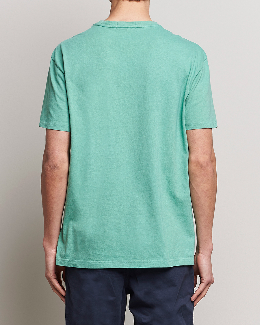 Herr | T-Shirts | Polo Ralph Lauren | Cotton/Linen Crew Neck T-Shirt Essex Green