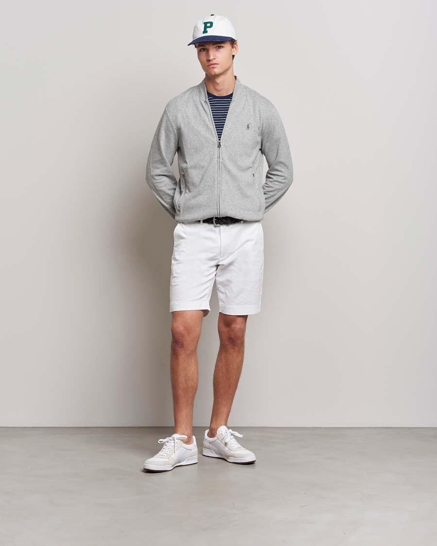 Herr | Tröjor | Polo Ralph Lauren | Double Knit Full-Zip Sweater Andover Heather