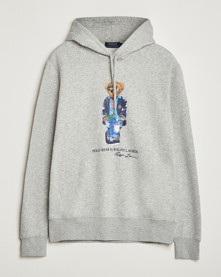 Herr | Tröjor | Polo Ralph Lauren | Printed Regatta Bear Hoodie Andover Heather
