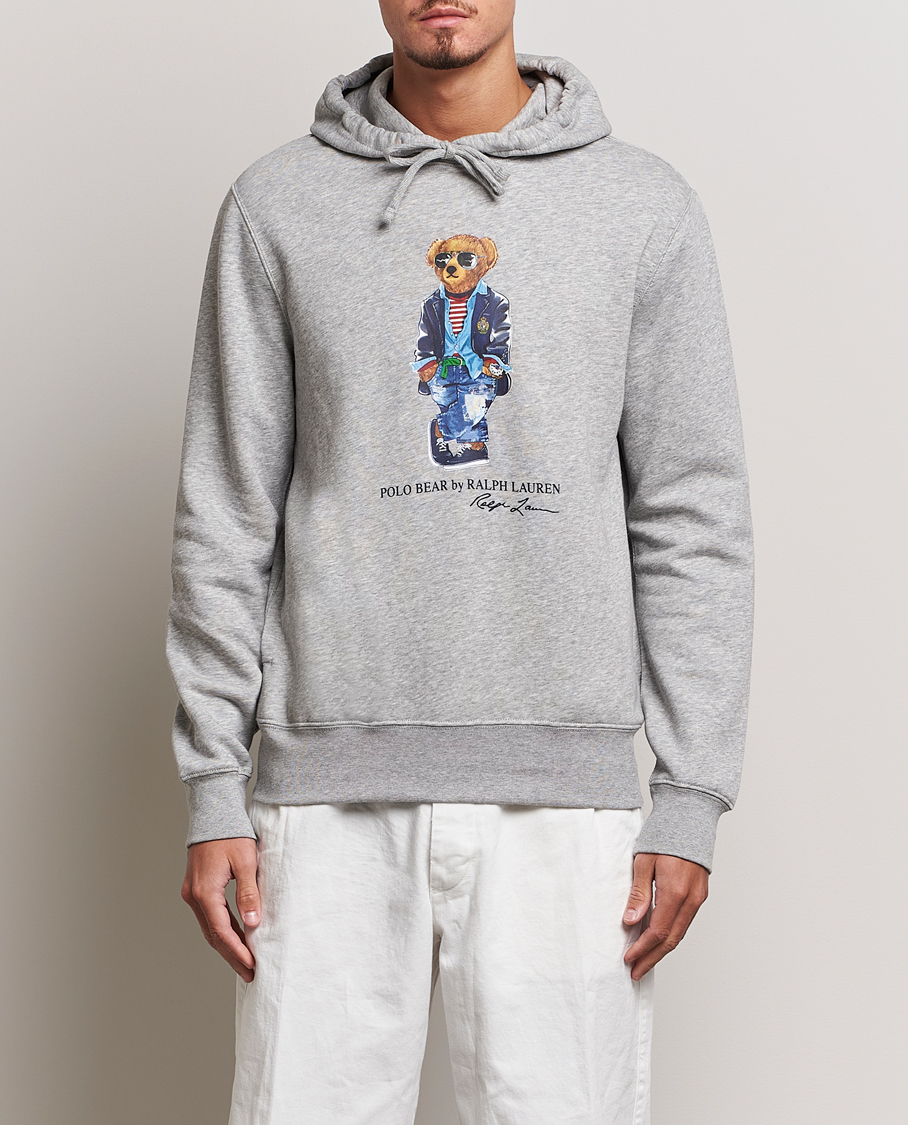 Herr | Tröjor | Polo Ralph Lauren | Printed Regatta Bear Hoodie Andover Heather