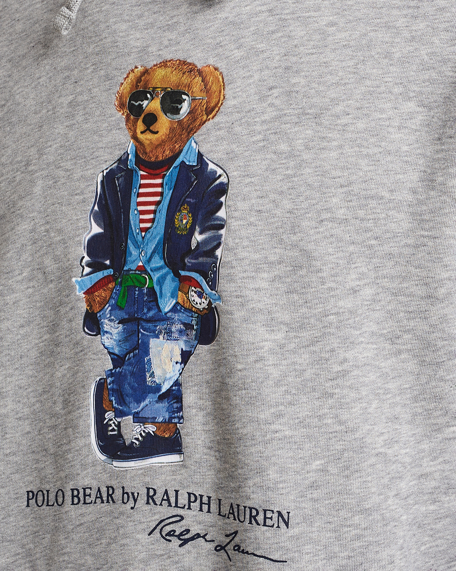 Herr | Tröjor | Polo Ralph Lauren | Printed Regatta Bear Hoodie Andover Heather