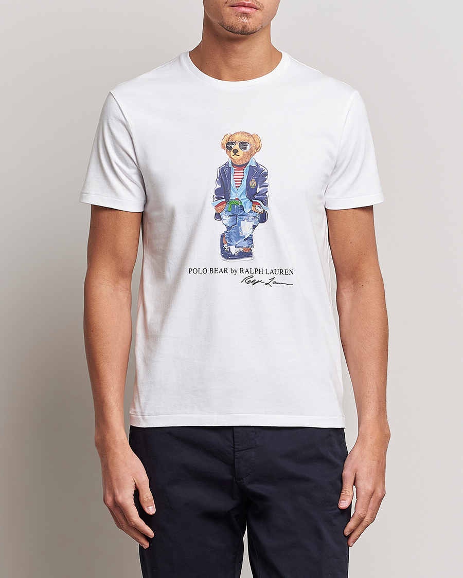 Herr |  | Polo Ralph Lauren | Printed Regatta Bear Crew Neck T-Shirt White