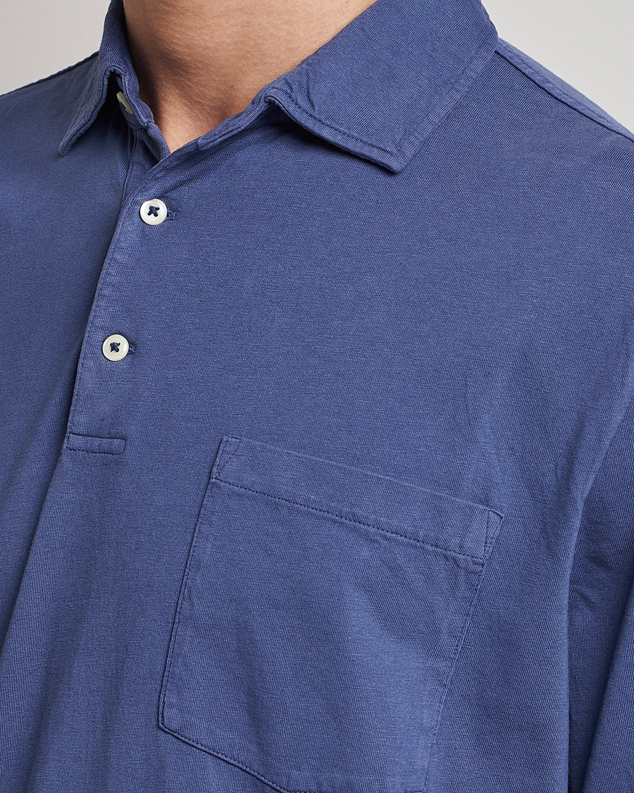 Herr | Pikéer | Polo Ralph Lauren | Cotton/Linen Polo Boathouse Navy