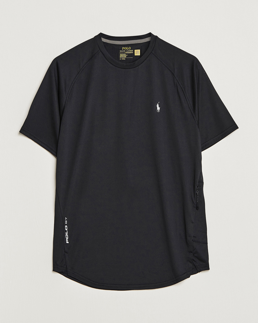 Herr | T-Shirts | Polo Ralph Lauren | Performance Jersey Crew Neck T-Shirt Black