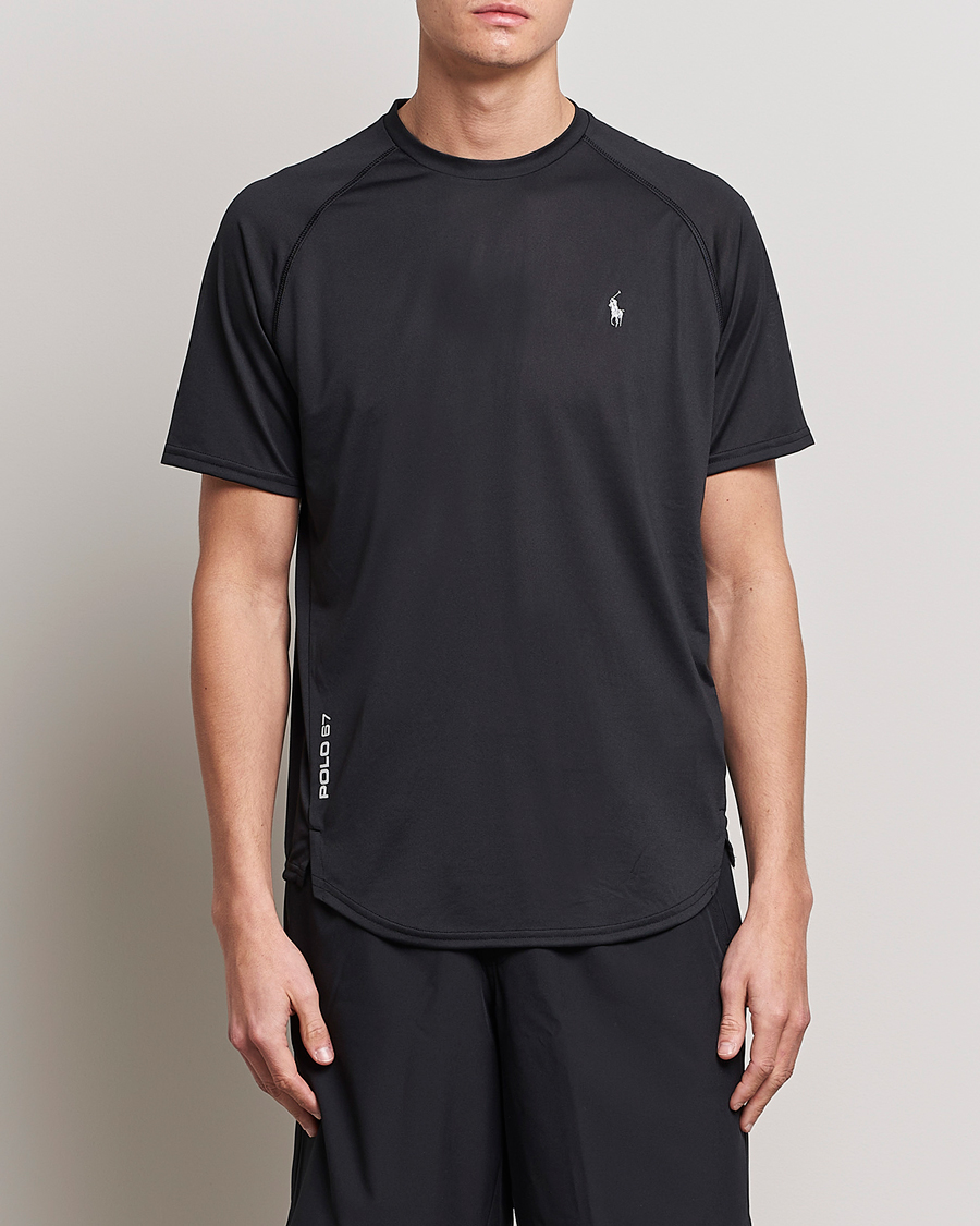 Herr | Svarta t-shirts | Polo Ralph Lauren | Performance Jersey Crew Neck T-Shirt Black
