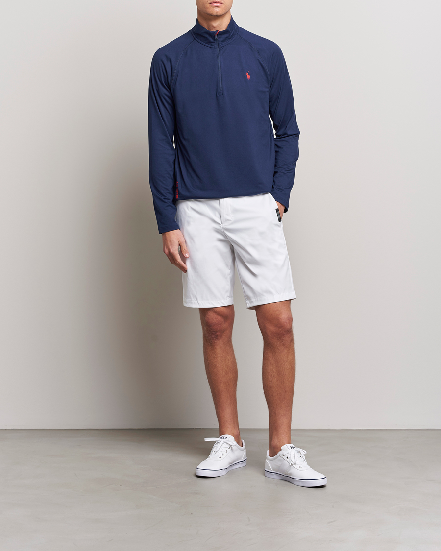 Herr | Tröjor | Polo Ralph Lauren | Performance Jersey Half-Zip Newport Navy