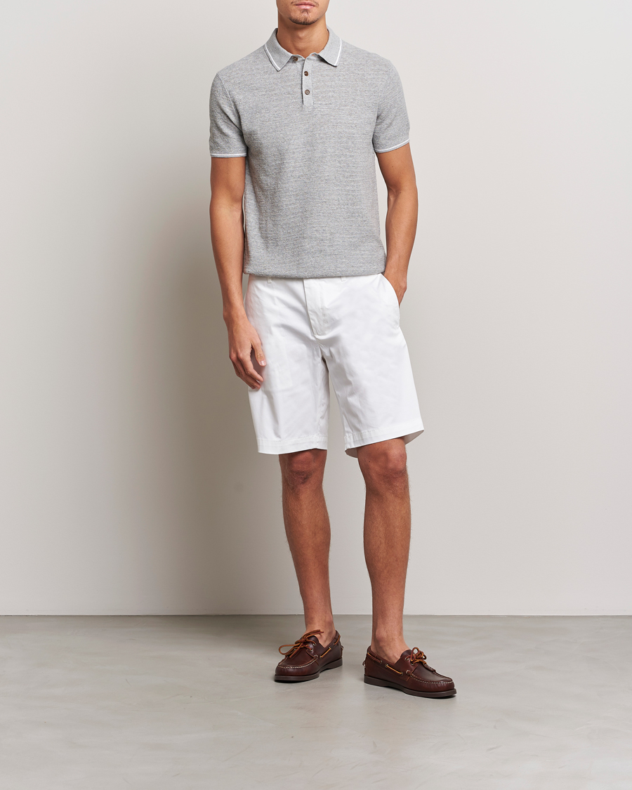 Herr | Pikéer | Polo Ralph Lauren | Cotton/Linen Textured Polo Andover Heather
