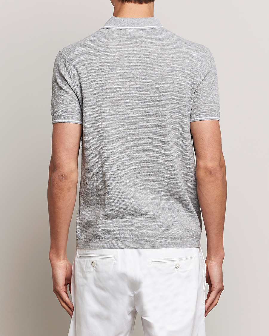 Herr | Pikéer | Polo Ralph Lauren | Cotton/Linen Textured Polo Andover Heather