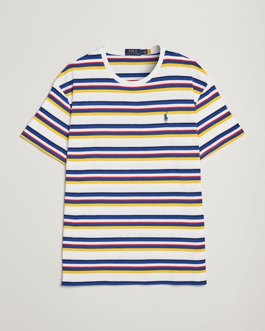 Herr | T-Shirts | Polo Ralph Lauren | Cotton Terry Striped T-Shirt Multi