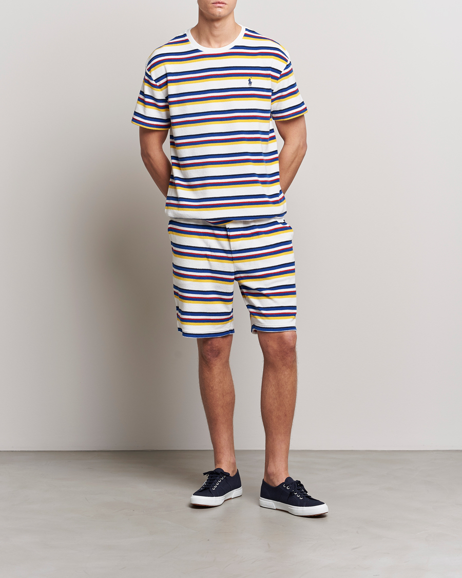 Herr | T-Shirts | Polo Ralph Lauren | Cotton Terry Striped T-Shirt Multi