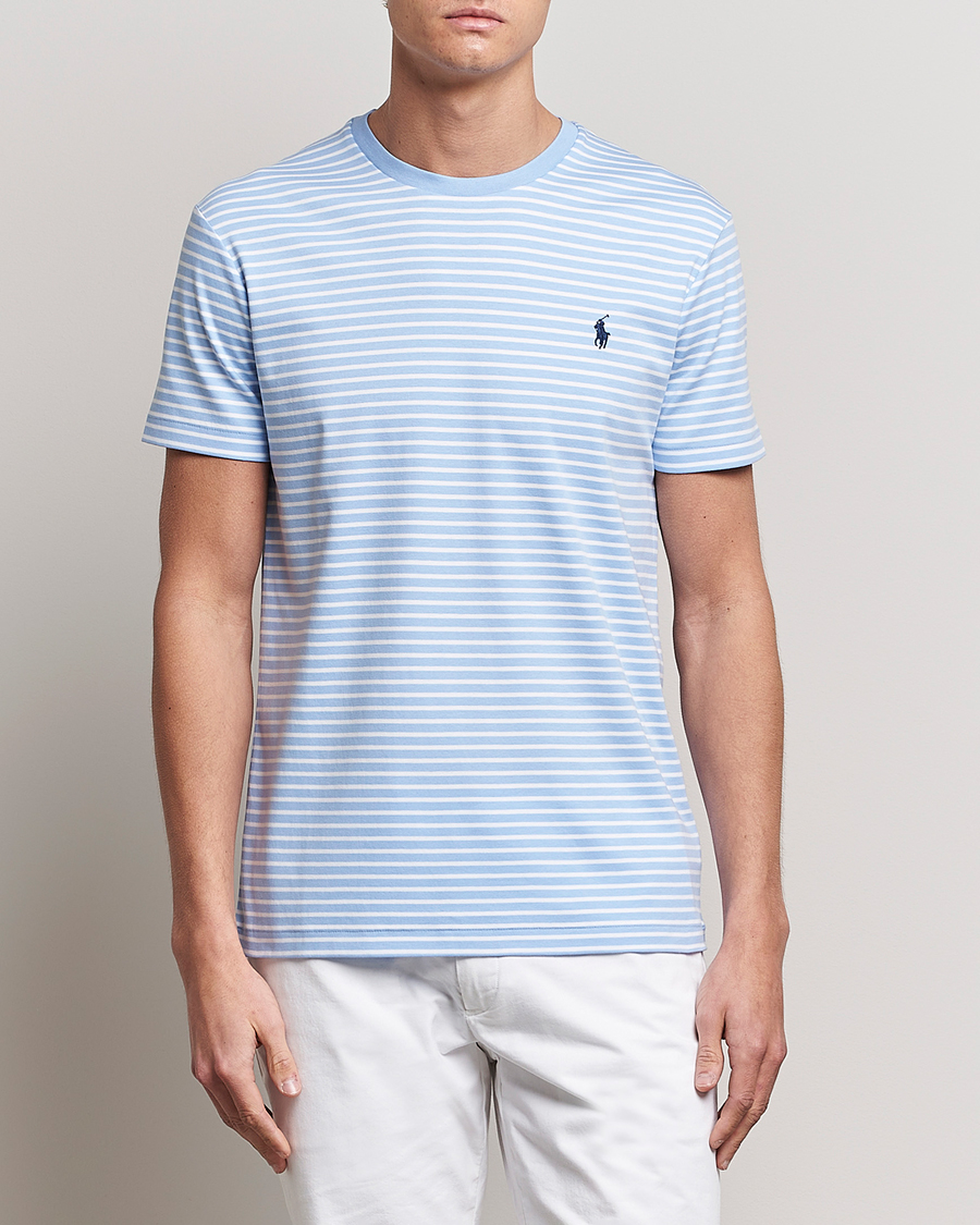 Herr |  | Polo Ralph Lauren | Luxury Pima Cotton Striped T-shirt Blue/White