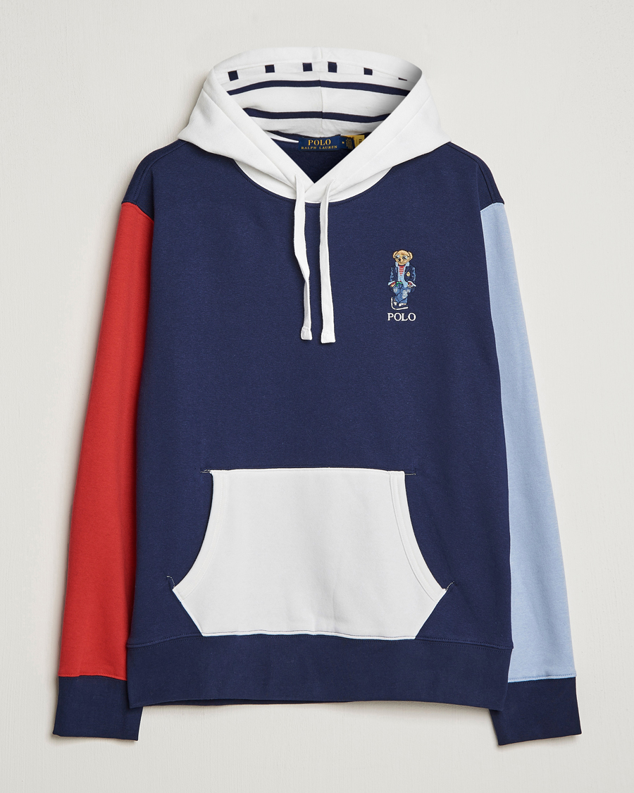 Herr | Tröjor | Polo Ralph Lauren | Printed Regatta Bear Colorblocked Hoodie Multi