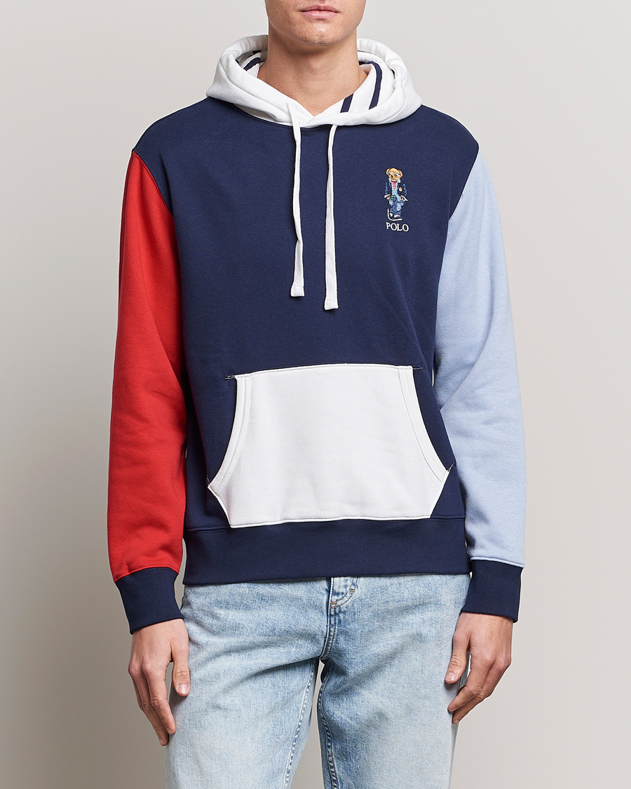 Herr | Tröjor | Polo Ralph Lauren | Printed Regatta Bear Colorblocked Hoodie Multi