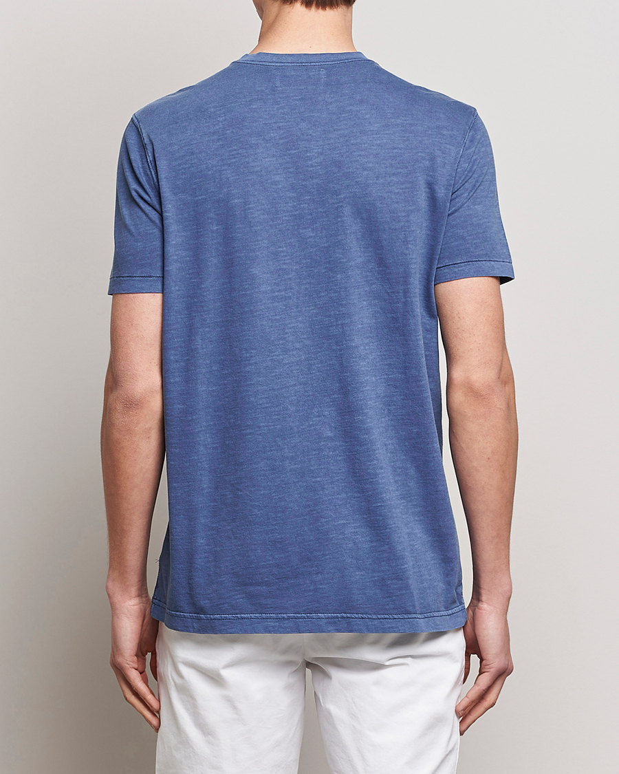 Herr | T-Shirts | Polo Ralph Lauren | Slub Jersey Henley T-Shirt Light Navy