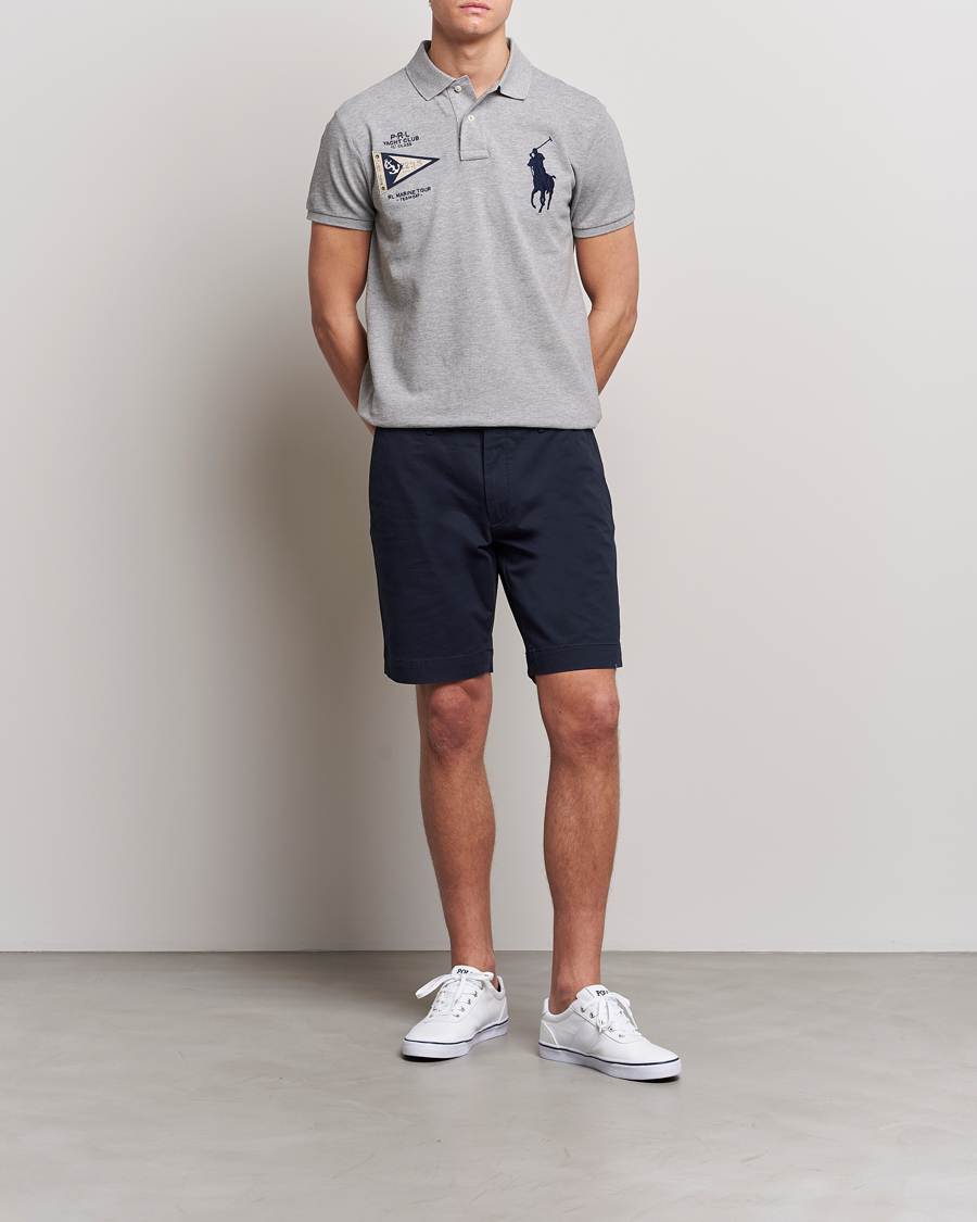 Herr | Pikéer | Polo Ralph Lauren | Custom Slim Fit Regatta Polo Andover Heather