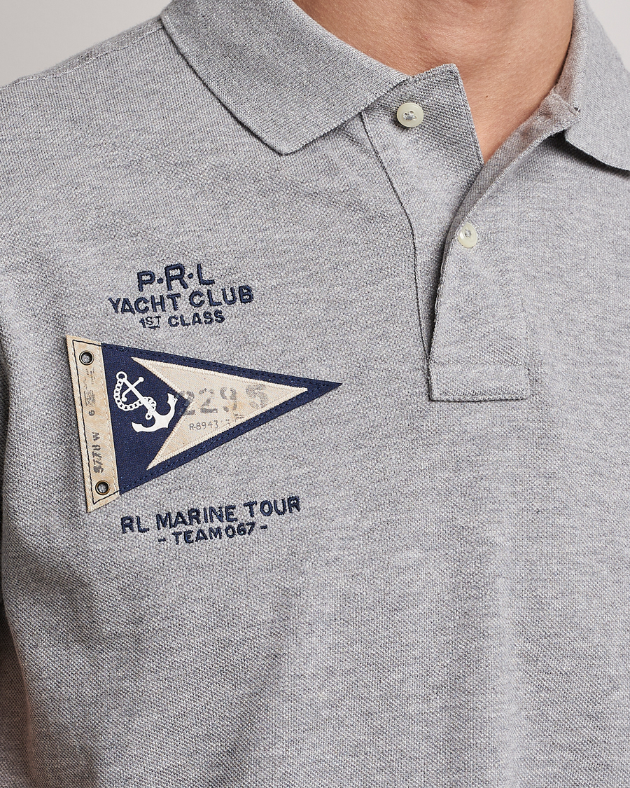 Herr | Pikéer | Polo Ralph Lauren | Custom Slim Fit Regatta Polo Andover Heather