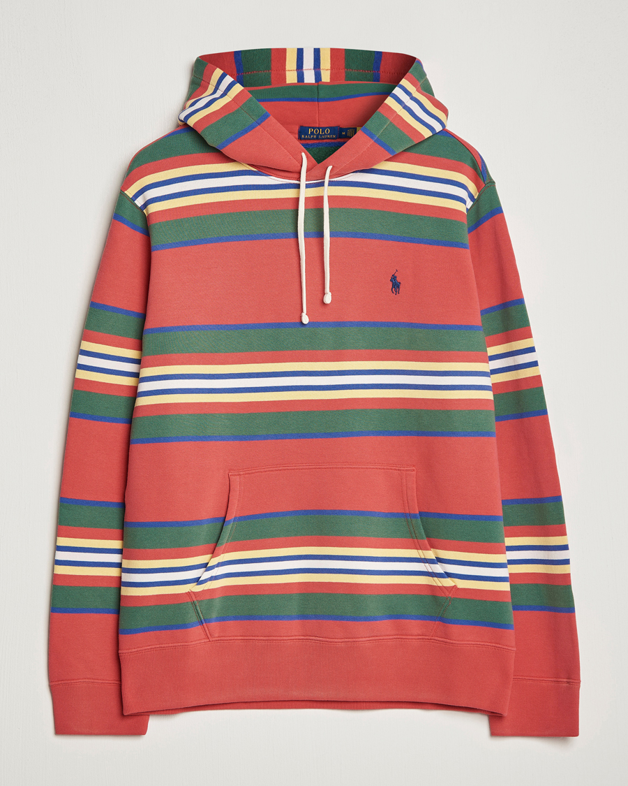 Herr | Tröjor | Polo Ralph Lauren | Yarn Died Fleece Striped Hoodie Multi