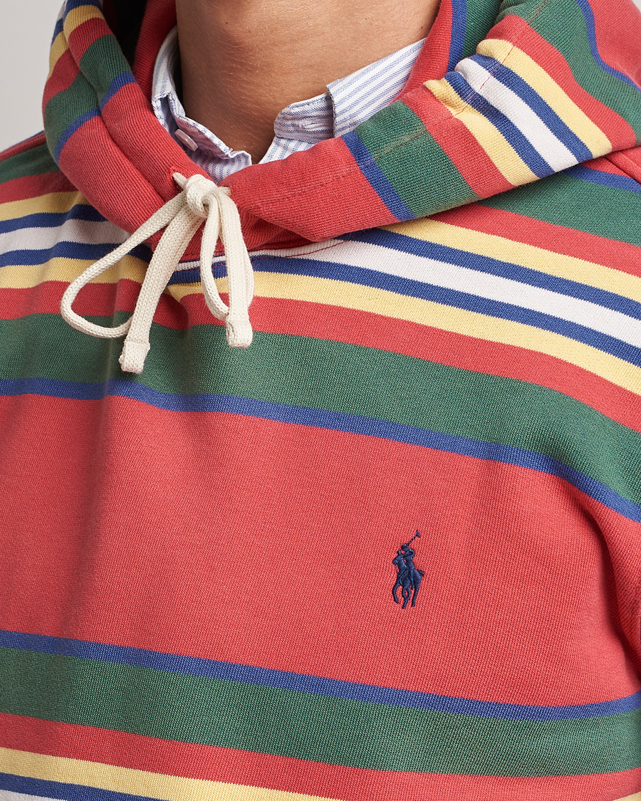 Herr | Tröjor | Polo Ralph Lauren | Yarn Died Fleece Striped Hoodie Multi