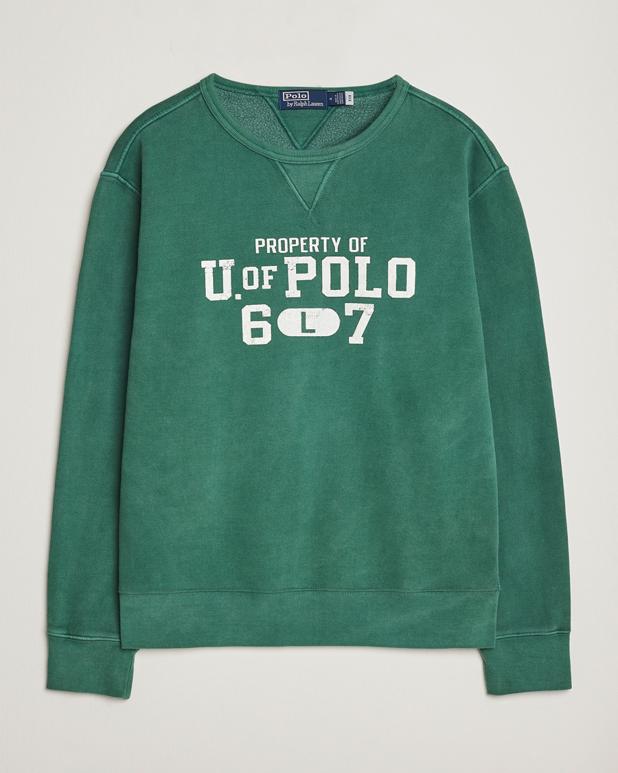 Herr | Tröjor | Polo Ralph Lauren | Fleece Logo Sweatshirt Washed Forest