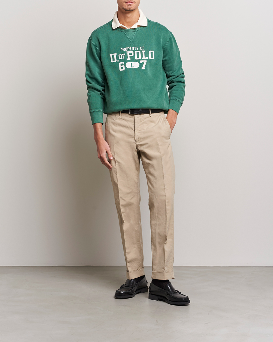 Herr | Tröjor | Polo Ralph Lauren | Fleece Logo Sweatshirt Washed Forest