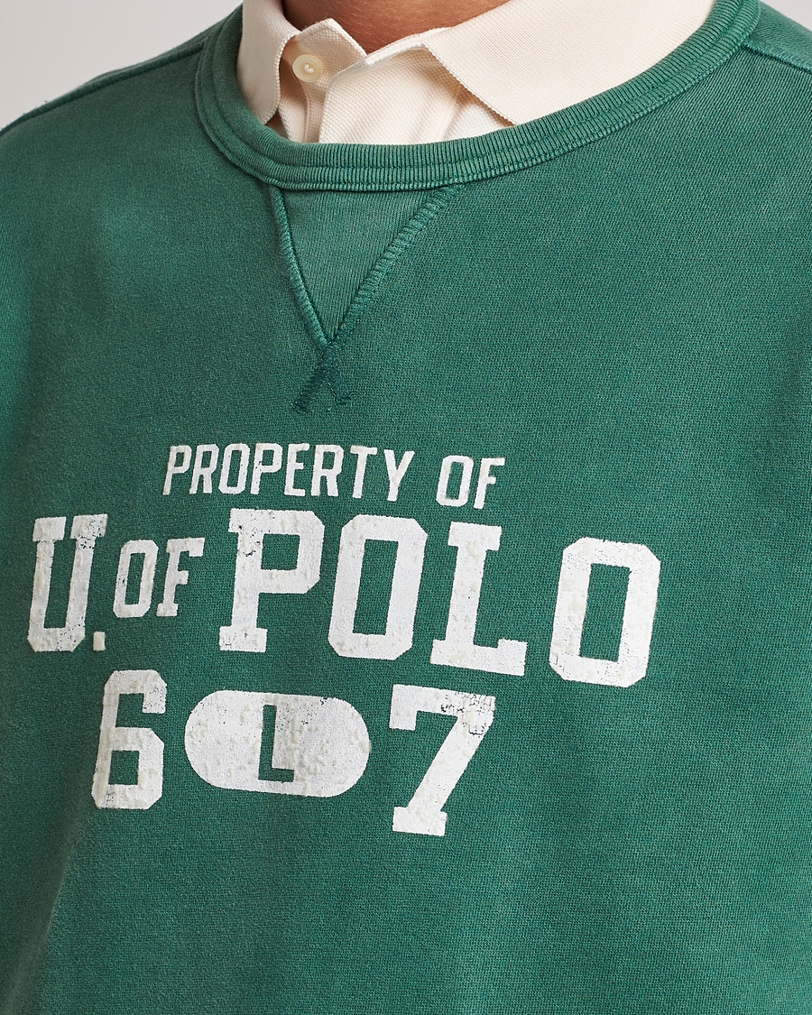 Herr | Tröjor | Polo Ralph Lauren | Fleece Logo Sweatshirt Washed Forest