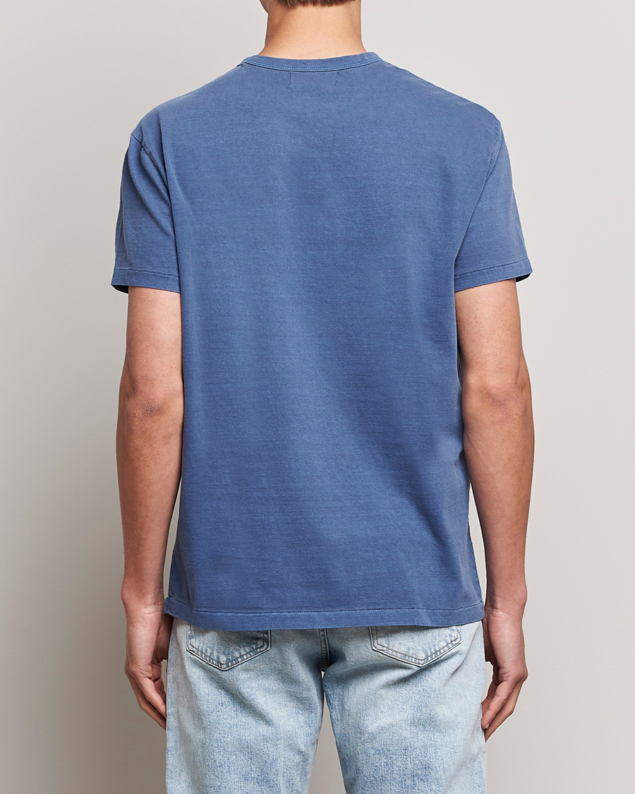 Herr | T-Shirts | Polo Ralph Lauren | Graphic Logo Jerset Crew Neck T-Shirt Earth Blue