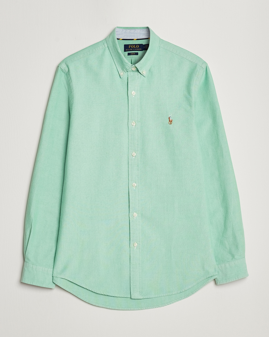 Herr | Skjortor | Polo Ralph Lauren | Slim Fit Oxford Button Down Shirt Golf Green