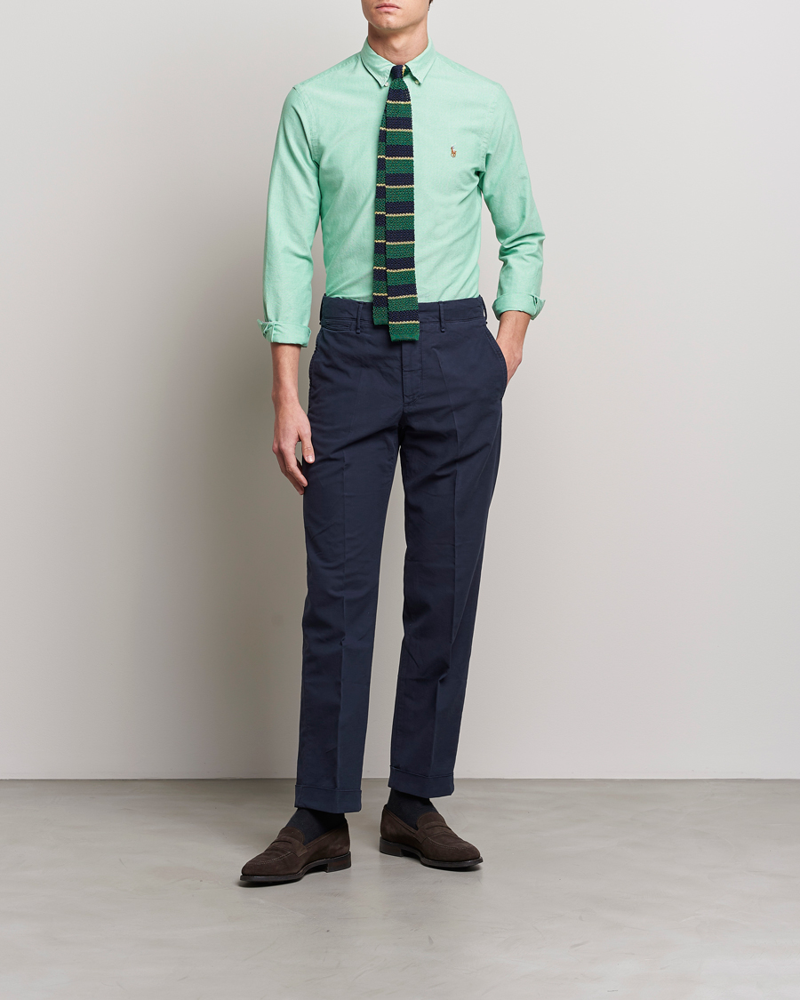 Herr | Skjortor | Polo Ralph Lauren | Slim Fit Oxford Button Down Shirt Golf Green