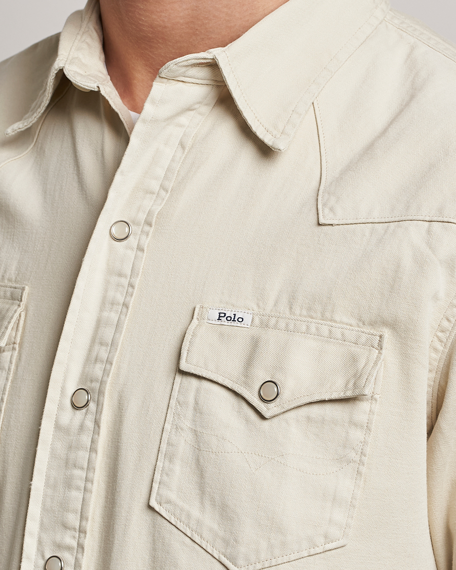 Herr | Skjortor | Polo Ralph Lauren | Western Denim Shirt Basic Sand