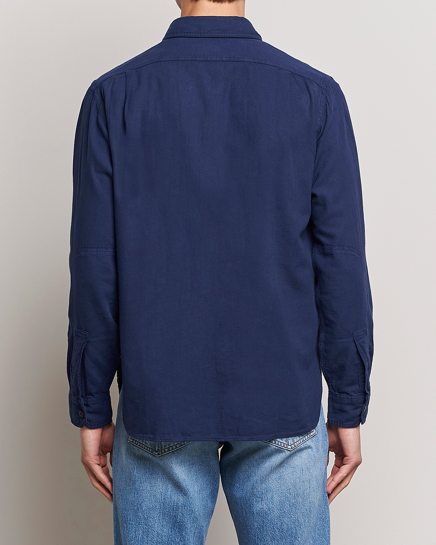 Herr | Skjortor | Polo Ralph Lauren | Cotton Overshirt Newport Navy