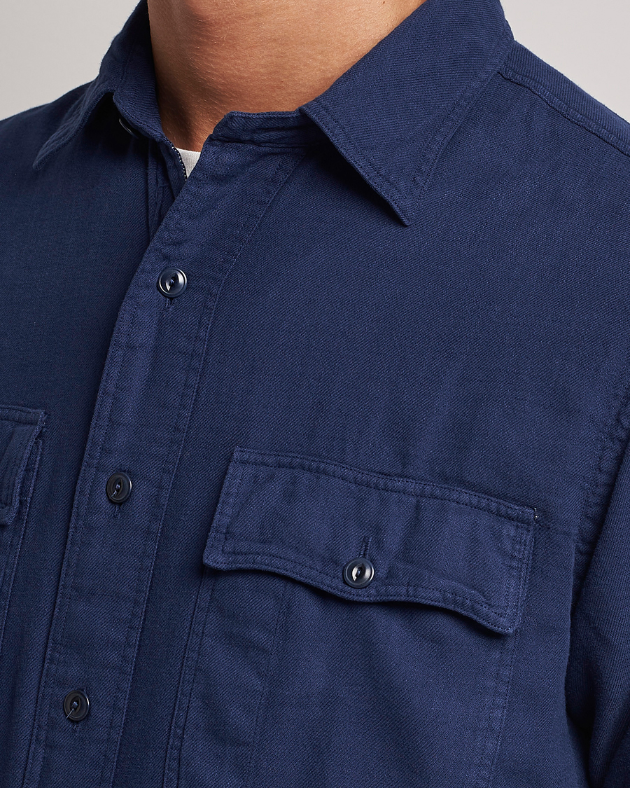 Herr | Skjortor | Polo Ralph Lauren | Cotton Overshirt Newport Navy