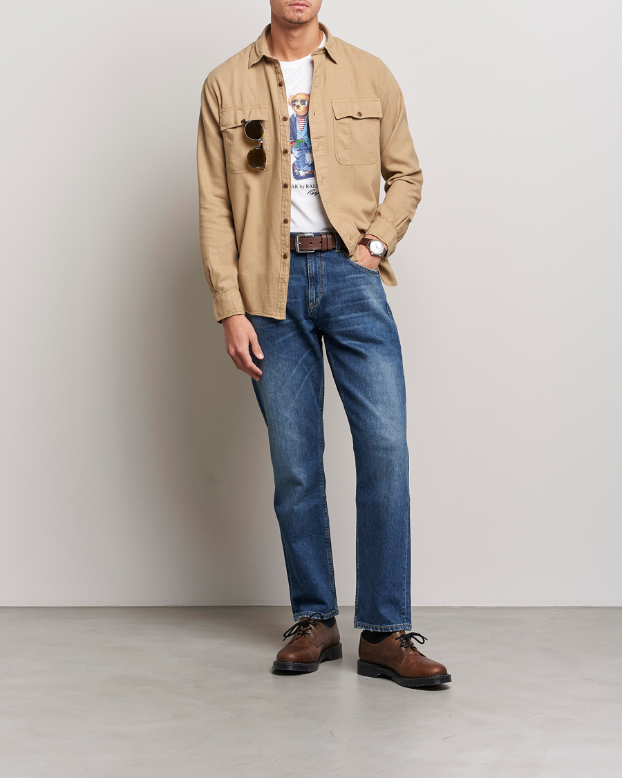 Herr | Skjortor | Polo Ralph Lauren | Cotton Overshirt Vintage Khaki