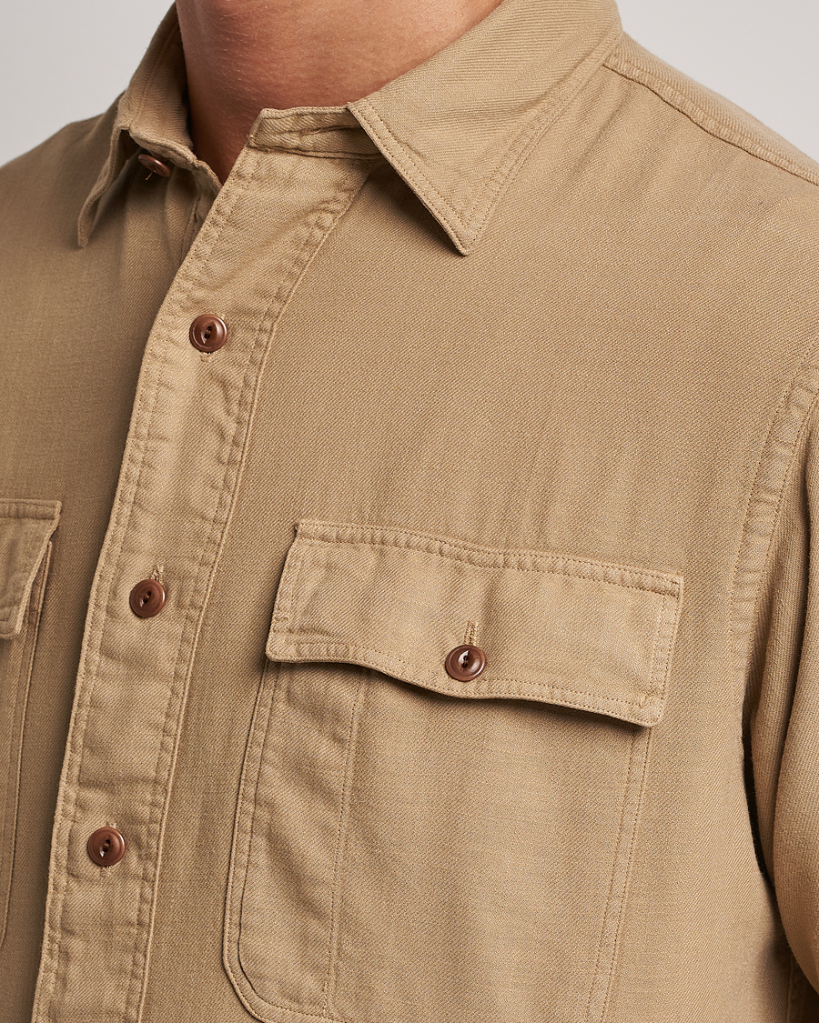 Herr | Skjortor | Polo Ralph Lauren | Cotton Overshirt Vintage Khaki