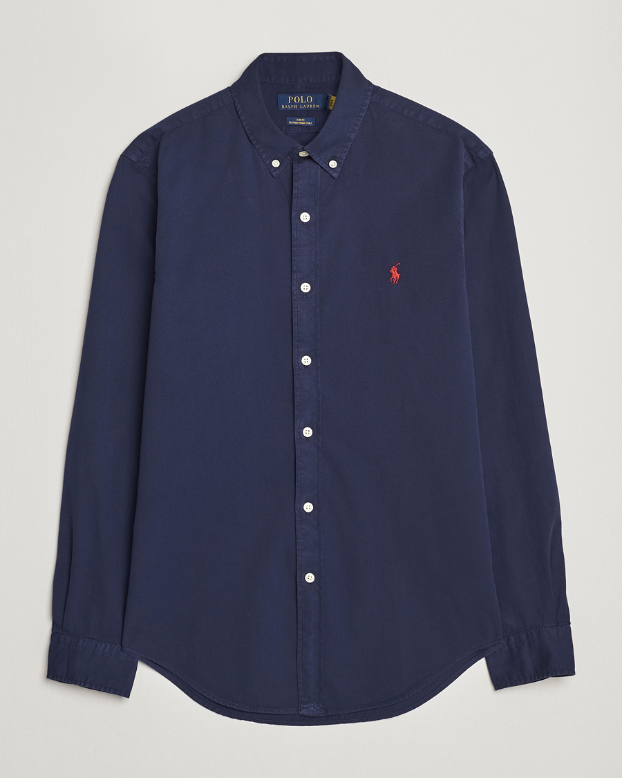 Herr | Skjortor | Polo Ralph Lauren | Slim Fit Twill Shirt Newport Navy