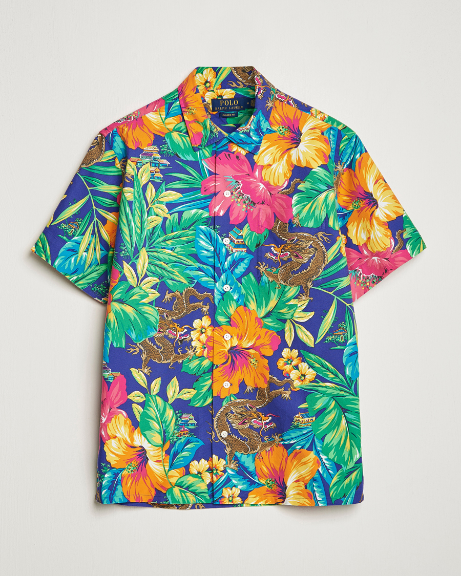 Herr | Skjortor | Polo Ralph Lauren | Printed Flower Short Sleeve Shirt Tropical