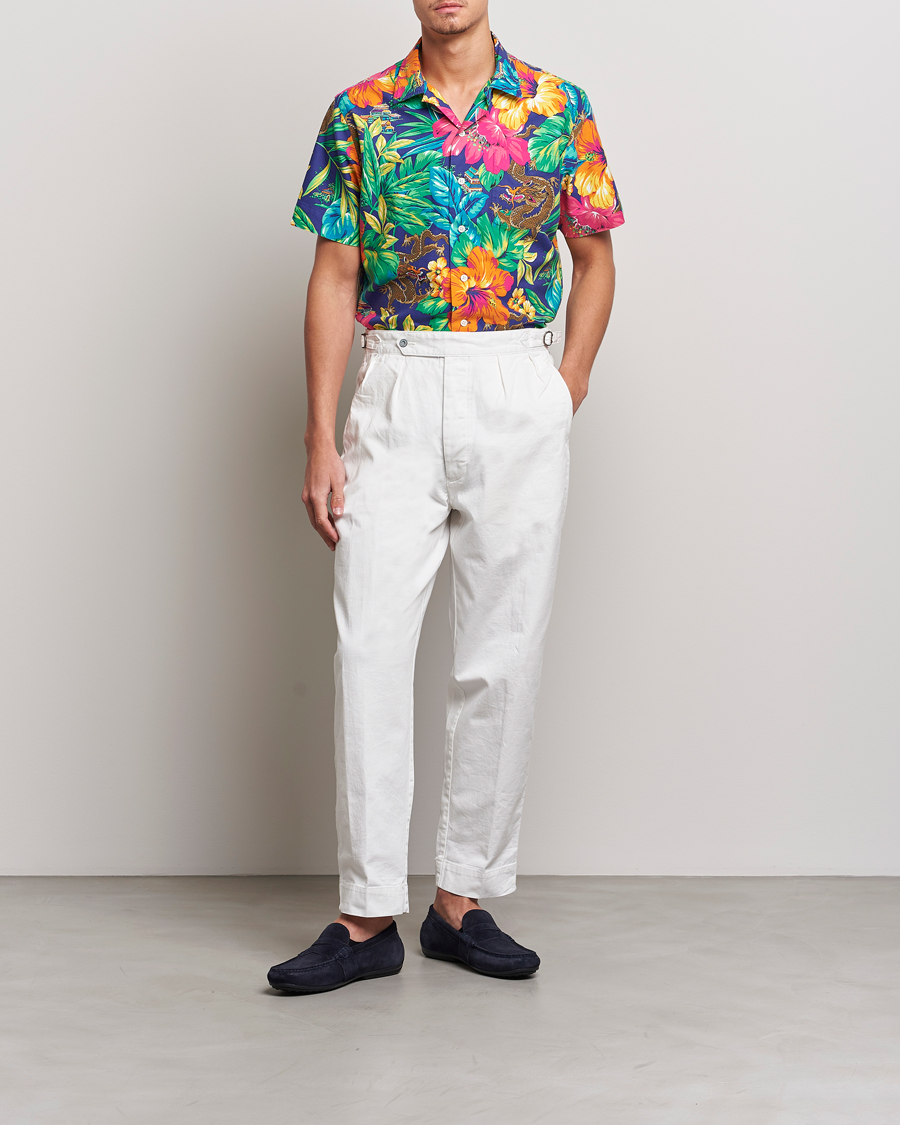 Herr | Skjortor | Polo Ralph Lauren | Printed Flower Short Sleeve Shirt Tropical
