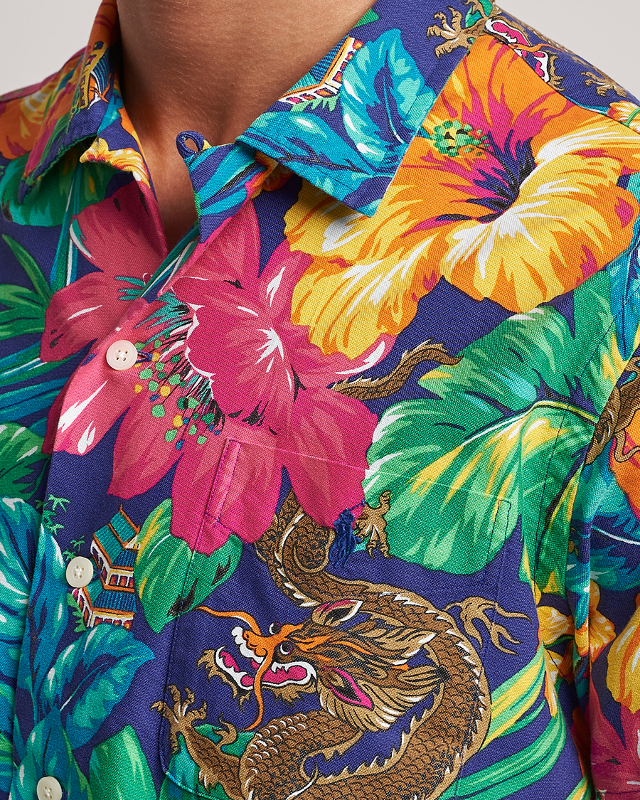 Herr | Skjortor | Polo Ralph Lauren | Printed Flower Short Sleeve Shirt Tropical