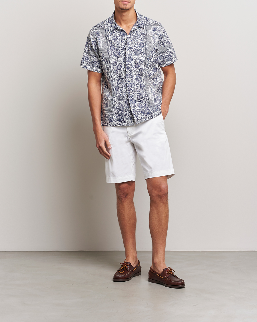 Herr | Skjortor | Polo Ralph Lauren | Printed Paisley Short Sleeve Shirt Blue