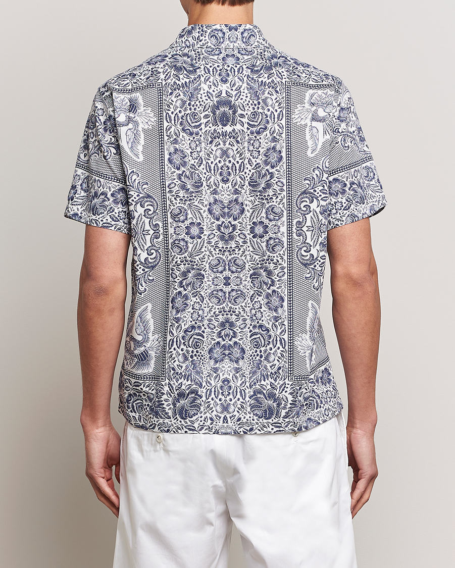 Herr | Skjortor | Polo Ralph Lauren | Printed Paisley Short Sleeve Shirt Blue