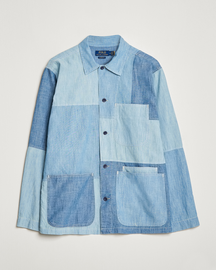 Herr | Jackor | Polo Ralph Lauren | Patchwork Denim Shirt Jacket Indigo