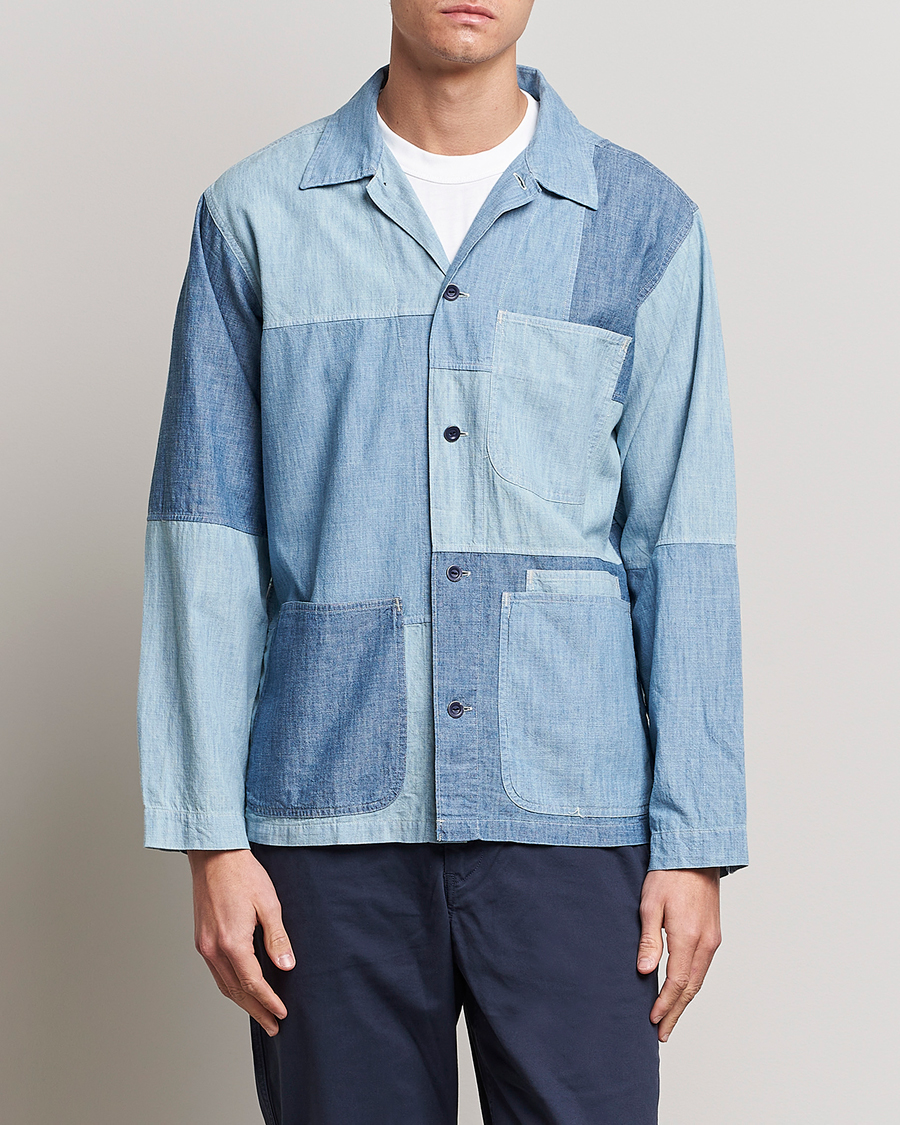 Herr | Jackor | Polo Ralph Lauren | Patchwork Denim Shirt Jacket Indigo