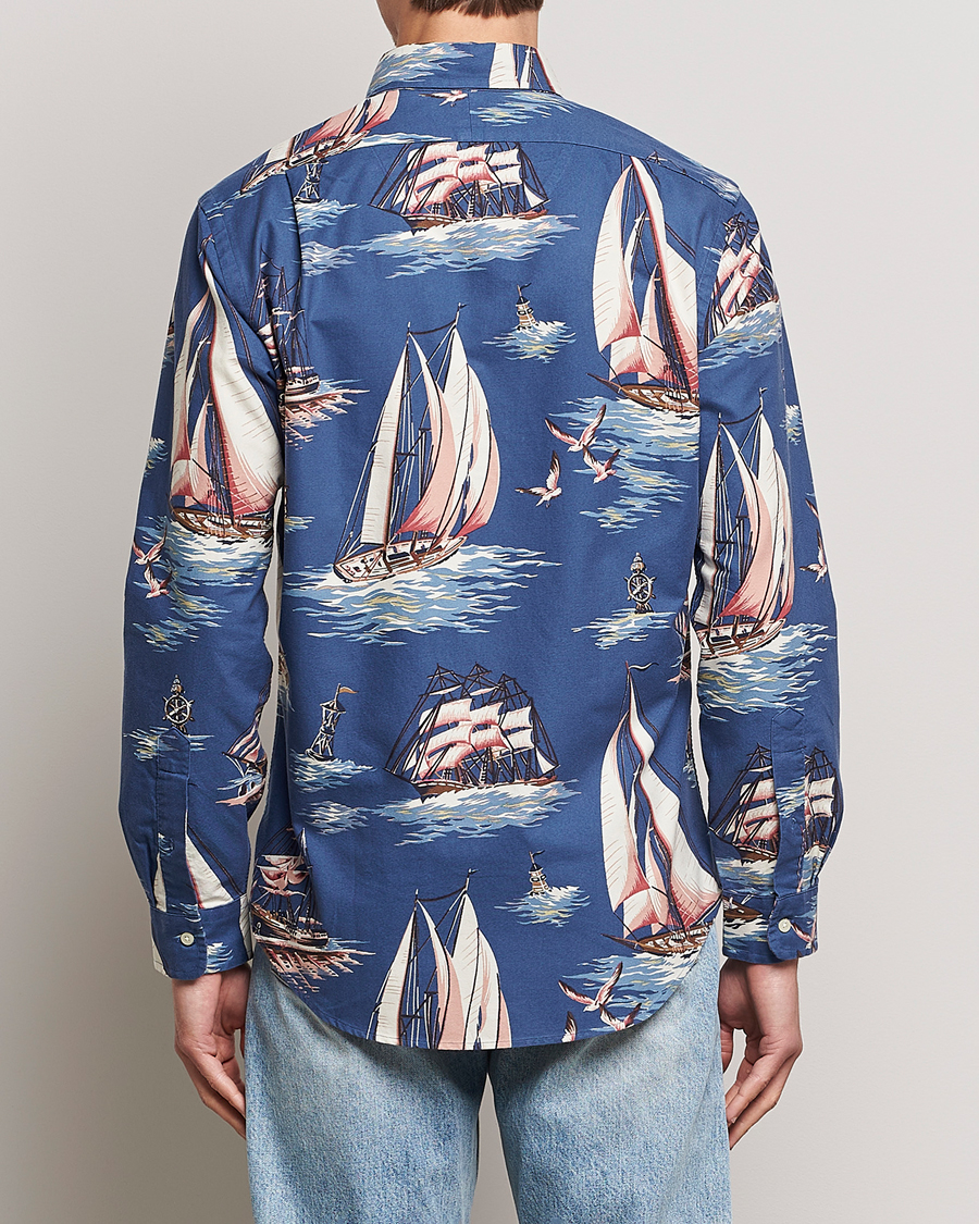 Herr | Skjortor | Polo Ralph Lauren | Printed Regatta Oxford Shirt Blue