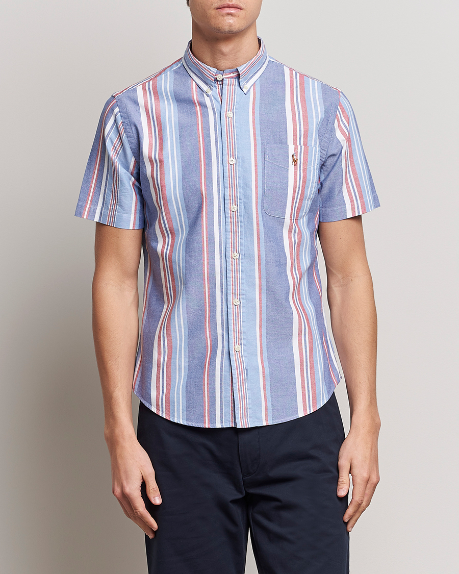 Herr | Kortärmade skjortor | Polo Ralph Lauren | Striped Oxford Short Sleeve Shirt Multi