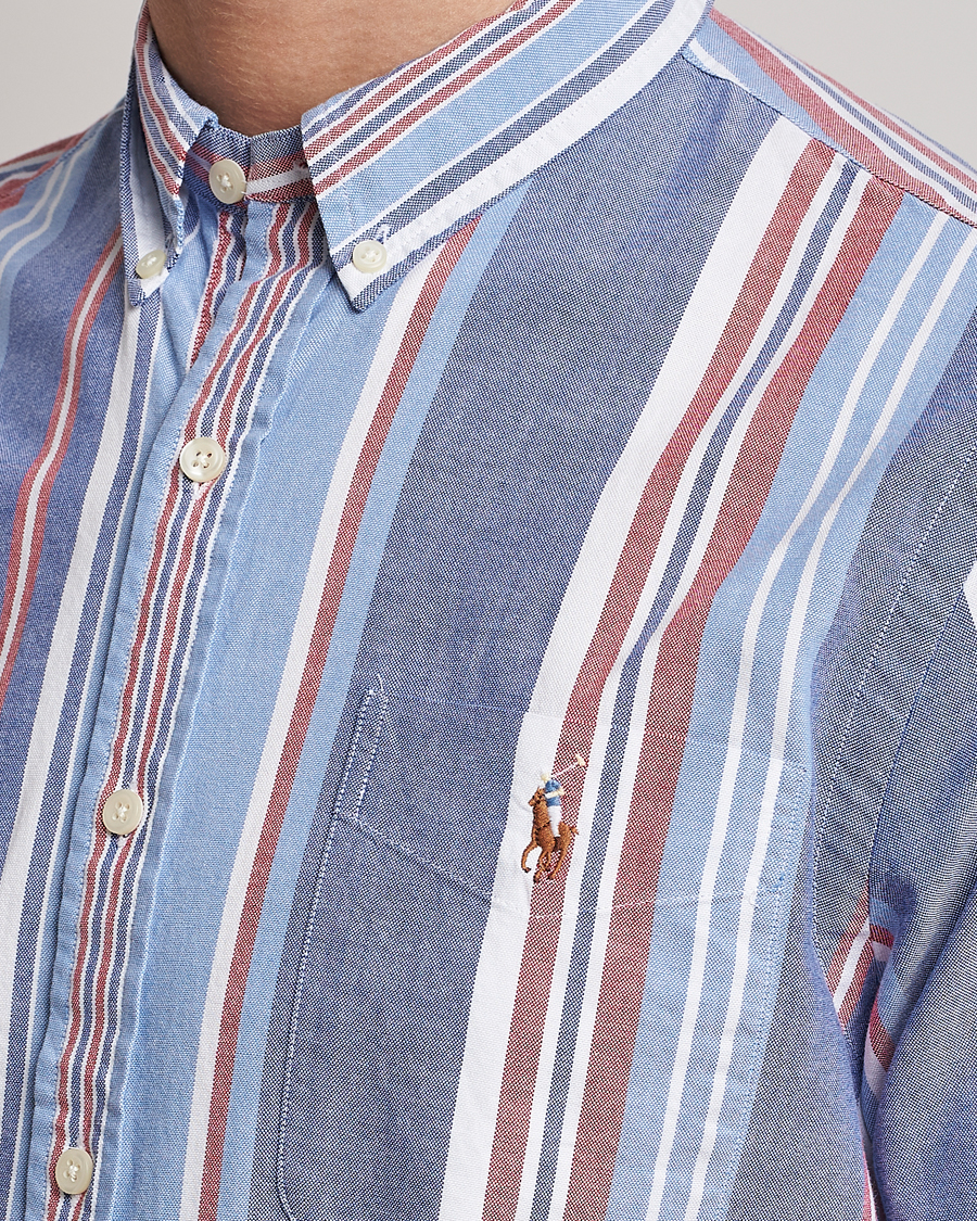 Herr | Skjortor | Polo Ralph Lauren | Striped Oxford Short Sleeve Shirt Multi